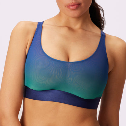 Luxe Mesh Scoop Bralette | Silky Mesh (Eightball)