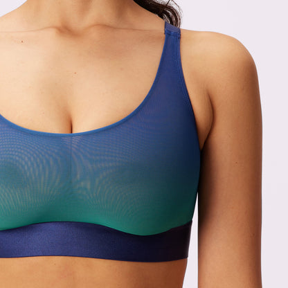 Luxe Mesh Scoop Bralette | Silky Mesh (Eightball)