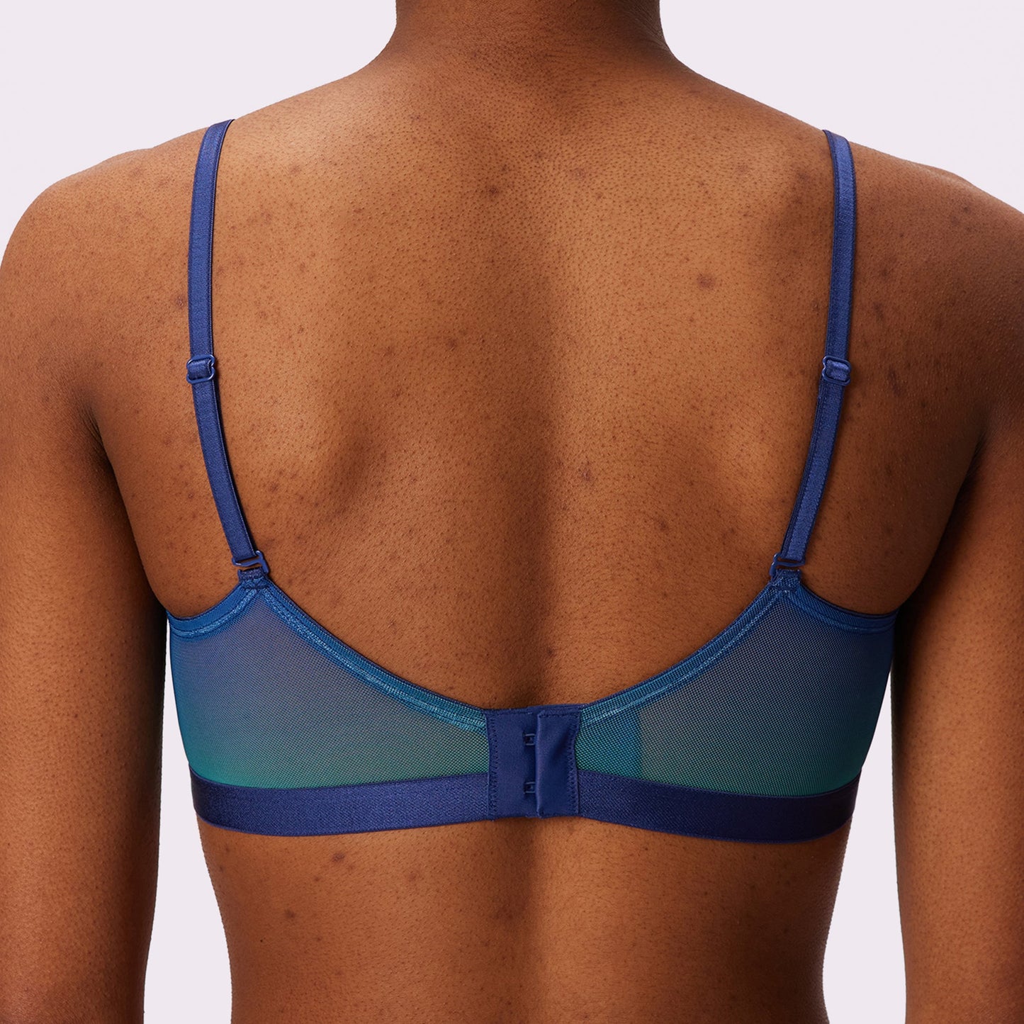 Luxe Mesh Scoop Bralette | Silky Mesh (Eightball)