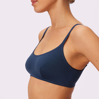 Vintage Soft Scoop Bralette | New:Cotton | Archive (Midnight)
