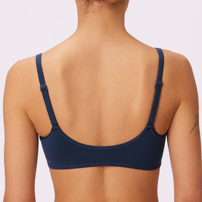 Vintage Soft Scoop Bralette | New:Cotton | Archive (Midnight)