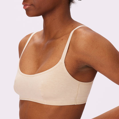 Vintage Soft Scoop Bralette | New:Cotton (Eightball)