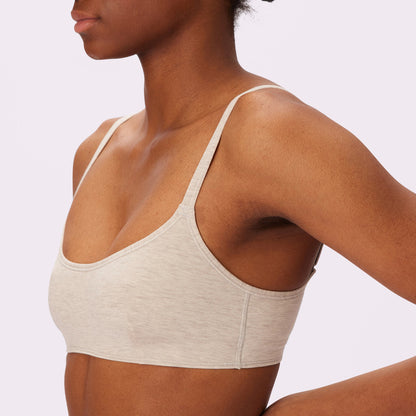 Vintage Soft Scoop Bralette | New:Cotton (Eightball)