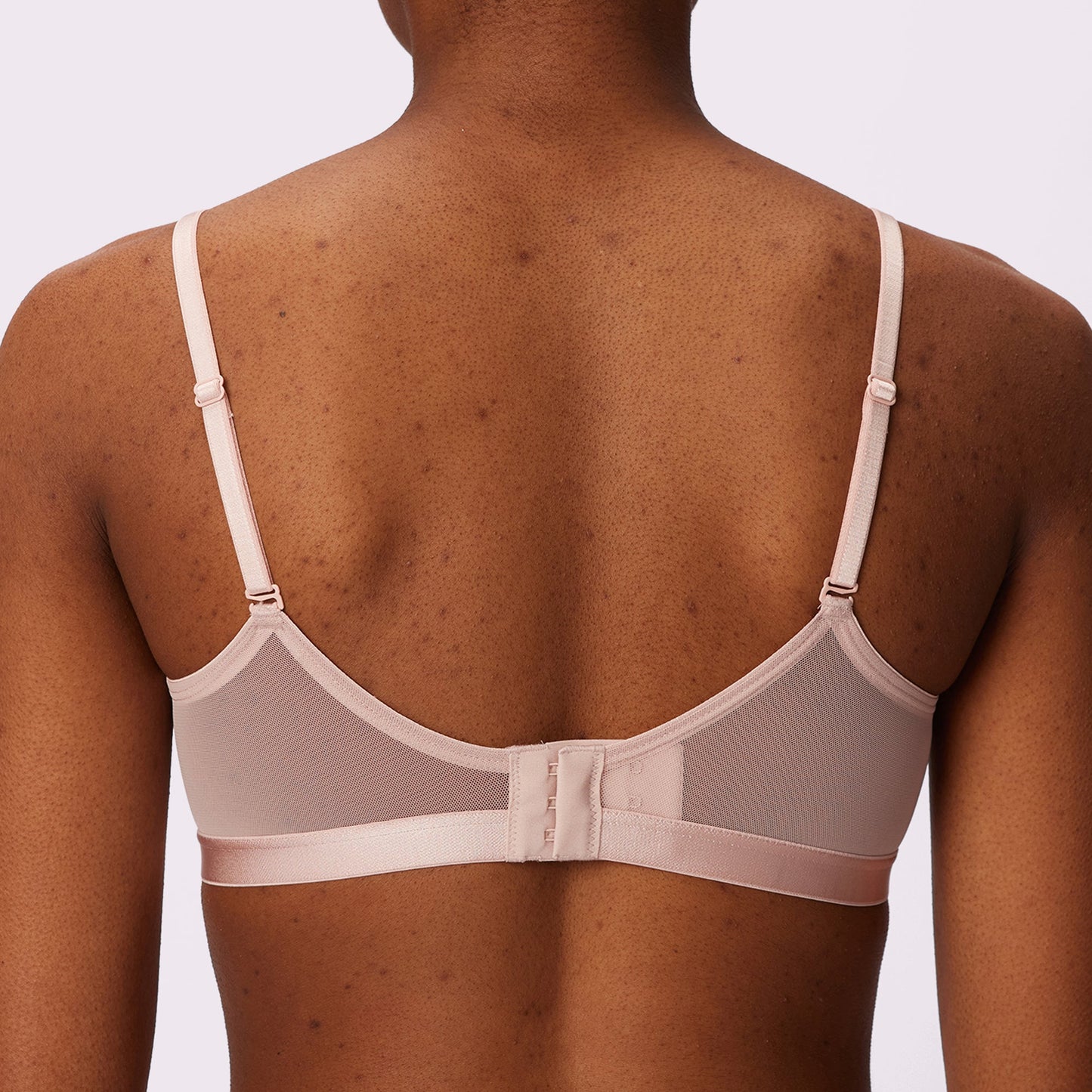 Luxe Mesh Scoop Bralette | Silky Mesh (Eightball)