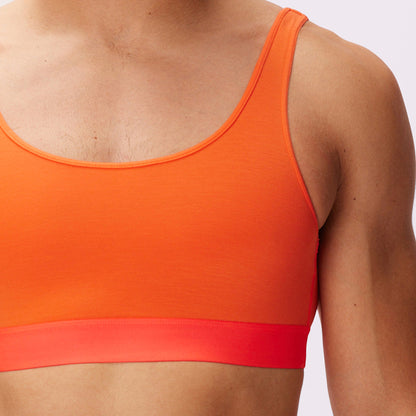 Plunge Back Scoop Bralette | New:Cotton | Archive (Spritz)