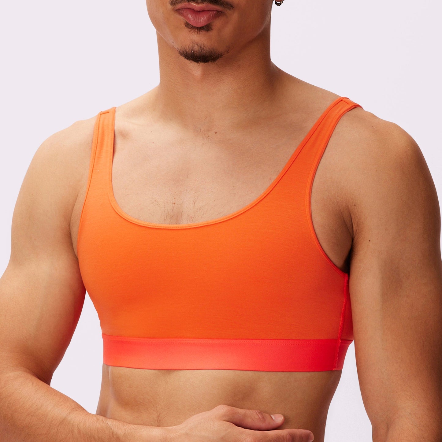 Plunge Back Scoop Bralette | New:Cotton | Archive (Spritz)