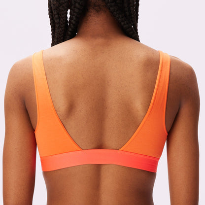 Plunge Back Scoop Bralette | New:Cotton | Archive (Spritz)