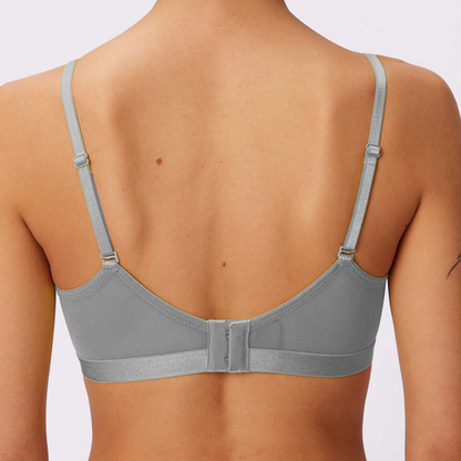 Luxe Mesh Scoop Bralette | Silky Mesh (Eightball)