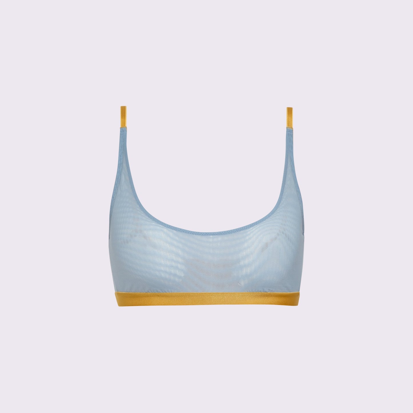 Luxe Mesh Scoop Bralette | Silky Mesh (Eightball)