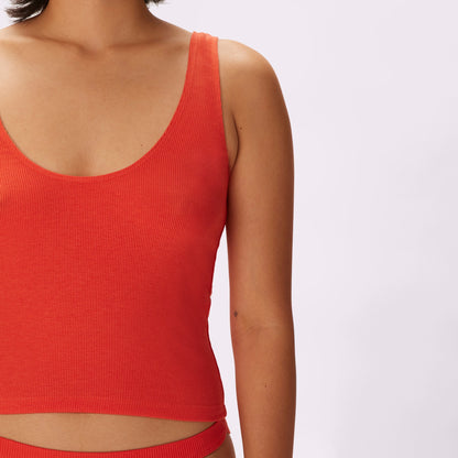 Scoop Tank | Lush Rib | Archive (Varsity)