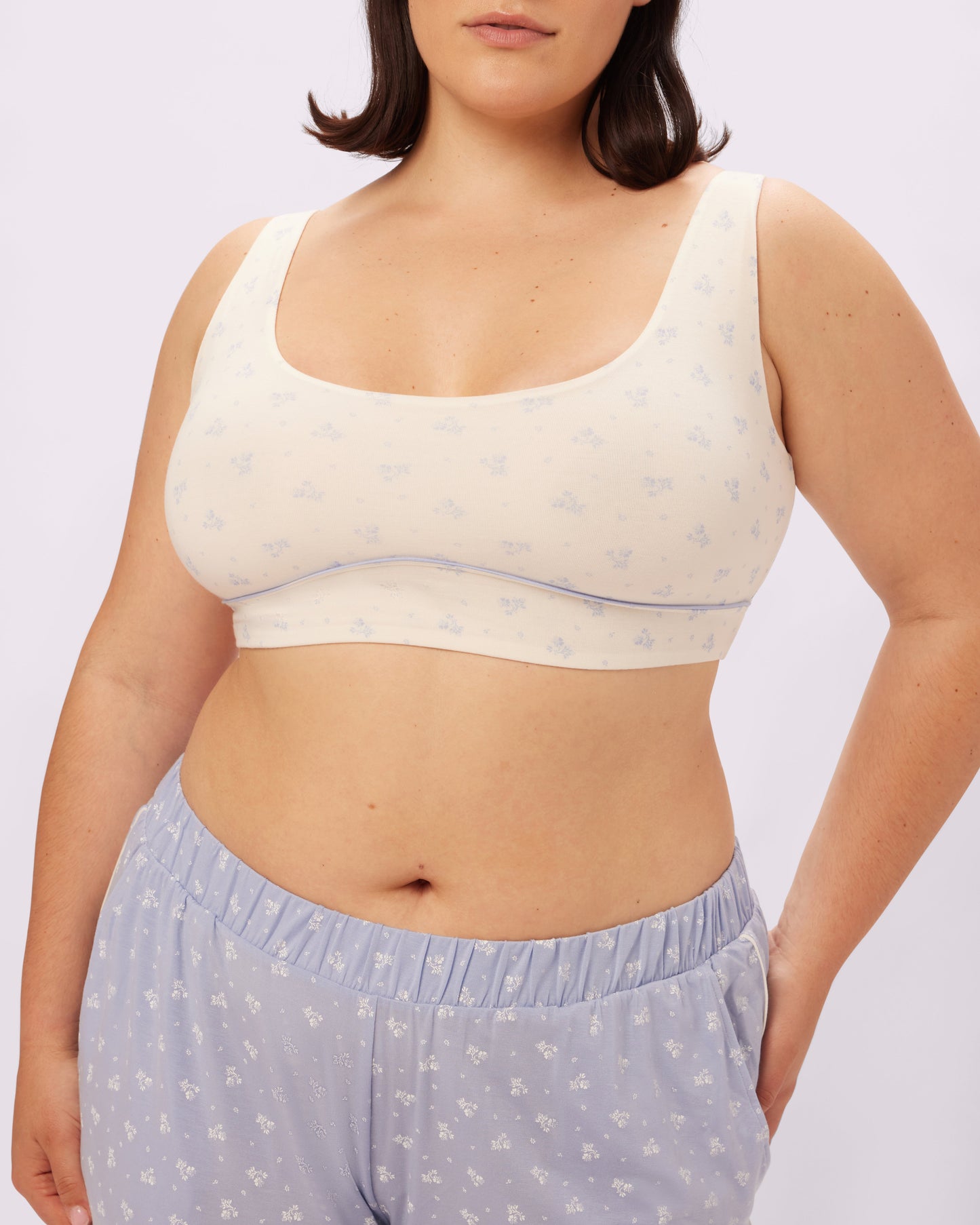 Cloud Scoop Bralette | SuperSoft | Archive (Bouquet Blooms)