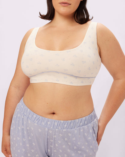 Cloud Scoop Bralette | SuperSoft | Archive (Bouquet Blooms)