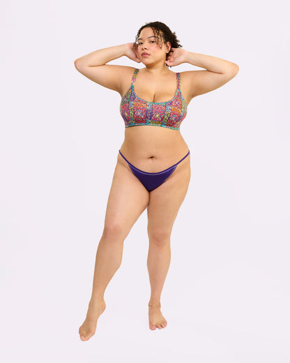 Vintage String Cheeky | New:Cotton (Royal)