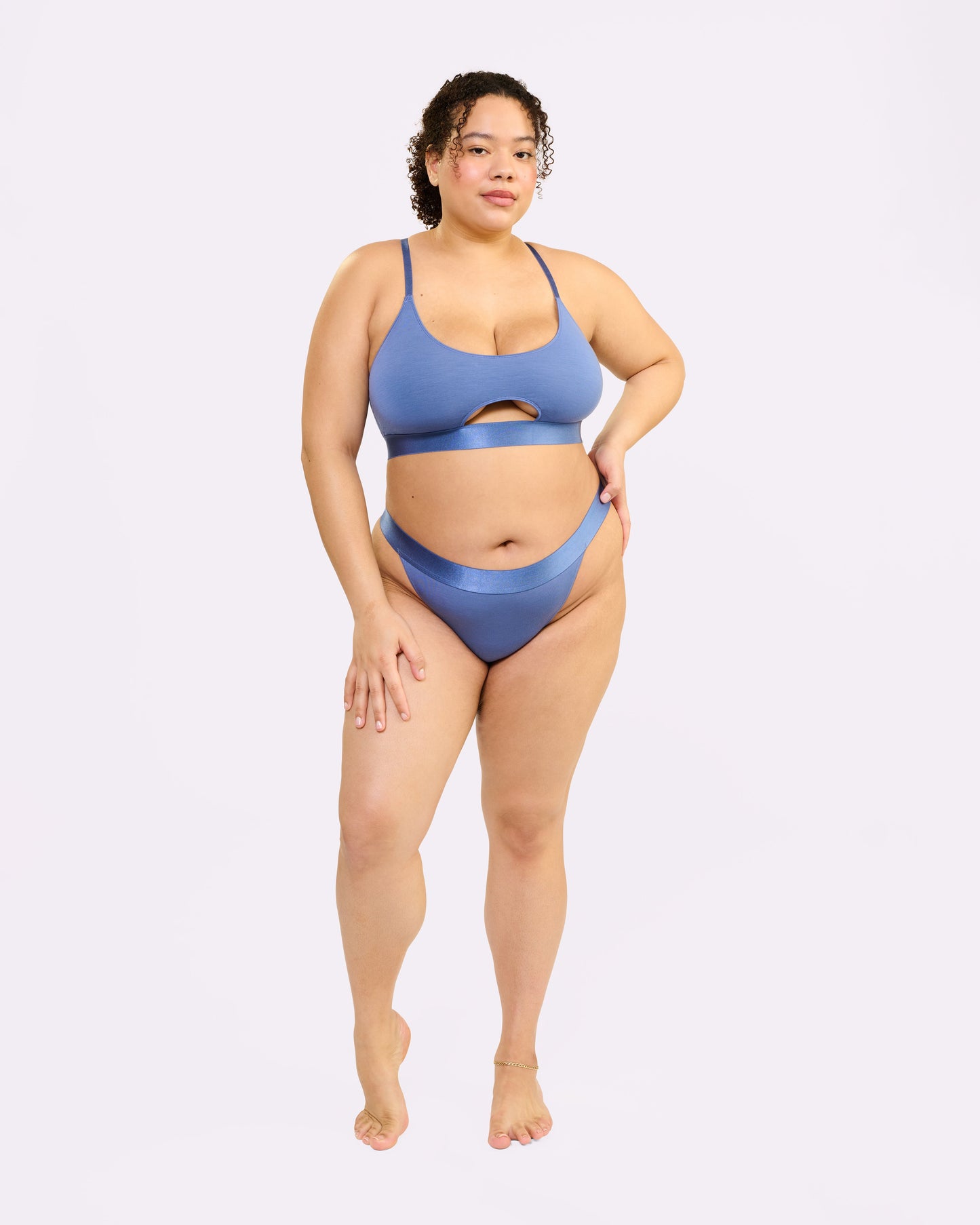 Comfy High Cut Cheeky | New:Cotton (Dew Drop)