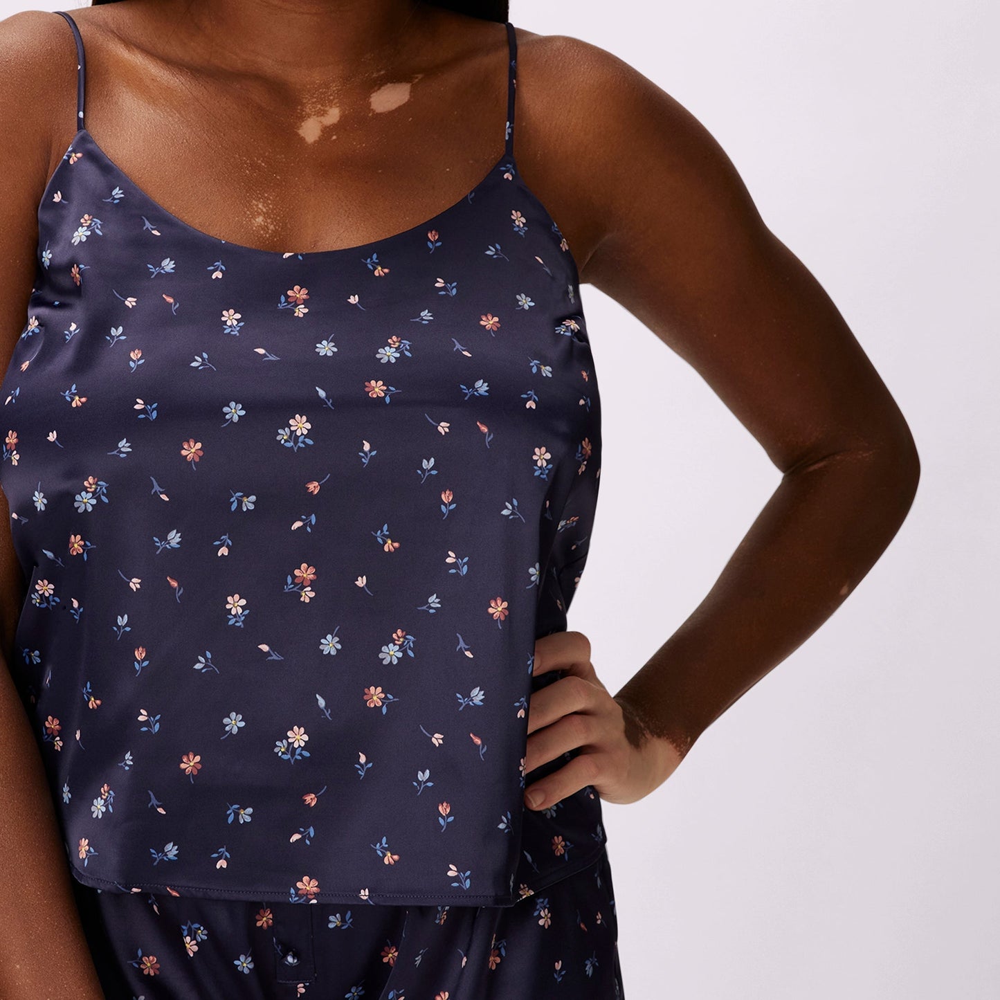 Dream Scoop Cami | Luxe Satin | Archive (Midnight Blooms)