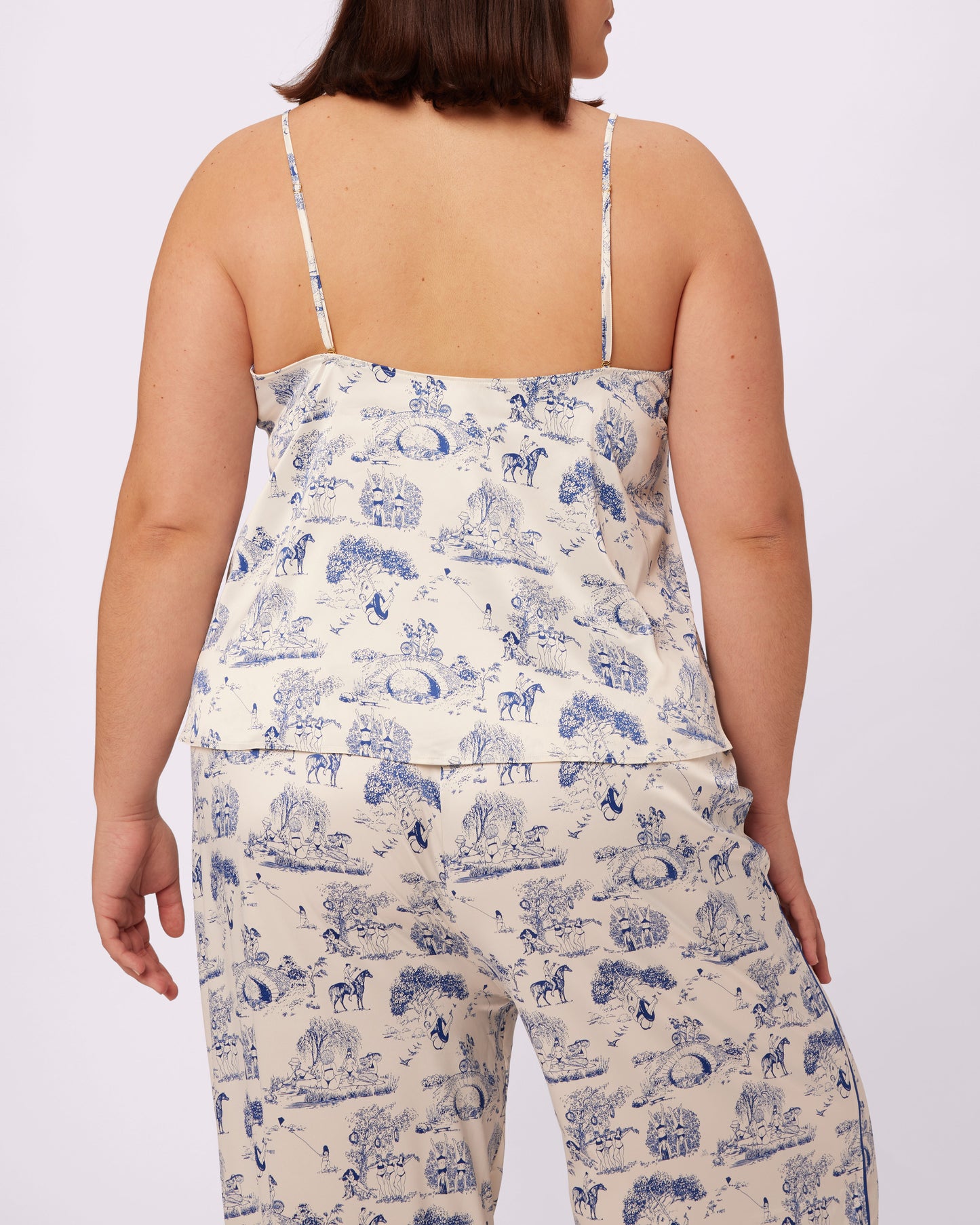 Dream Scoop Cami | Luxe Satin (Toile Cloud)