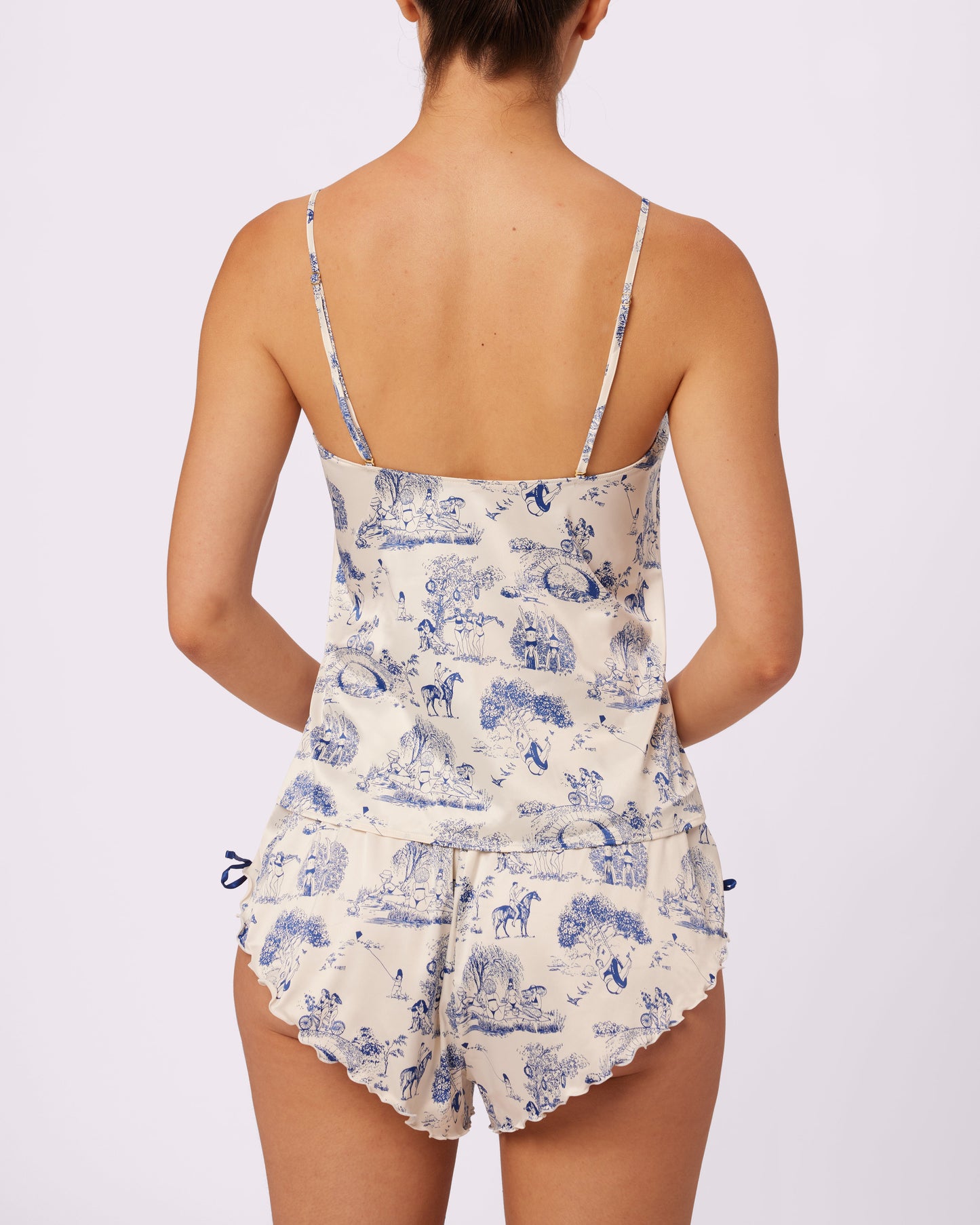 Dream Scoop Cami | Luxe Satin (Toile Cloud)
