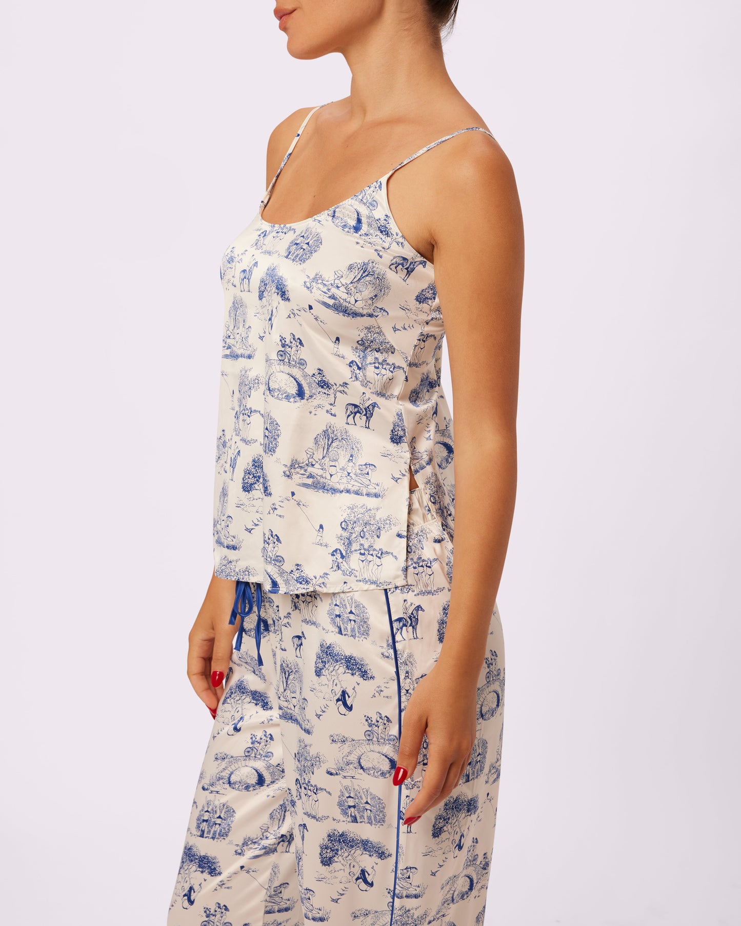 Dream Scoop Cami | Luxe Satin (Toile Cloud)