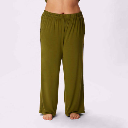 Cloud Sleep Pocket Pant | SuperSoft (Crushed Berry Plaid)