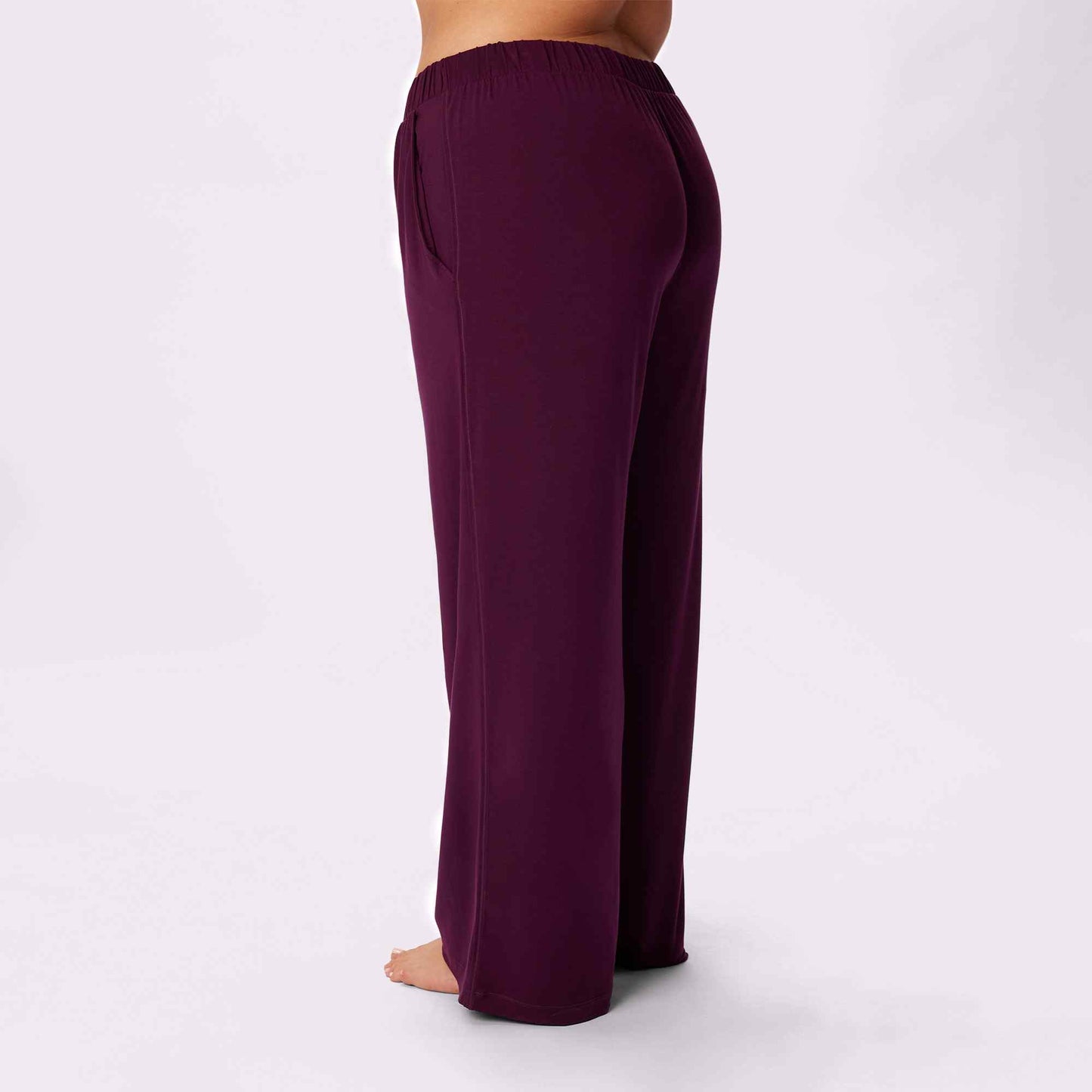 Cloud Sleep Pocket Pant | SuperSoft (Crushed Berry Plaid)