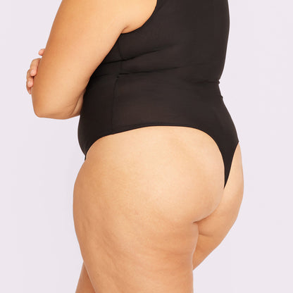 Luxe Sleeveless Bodysuit | Silky Mesh (Eightball)