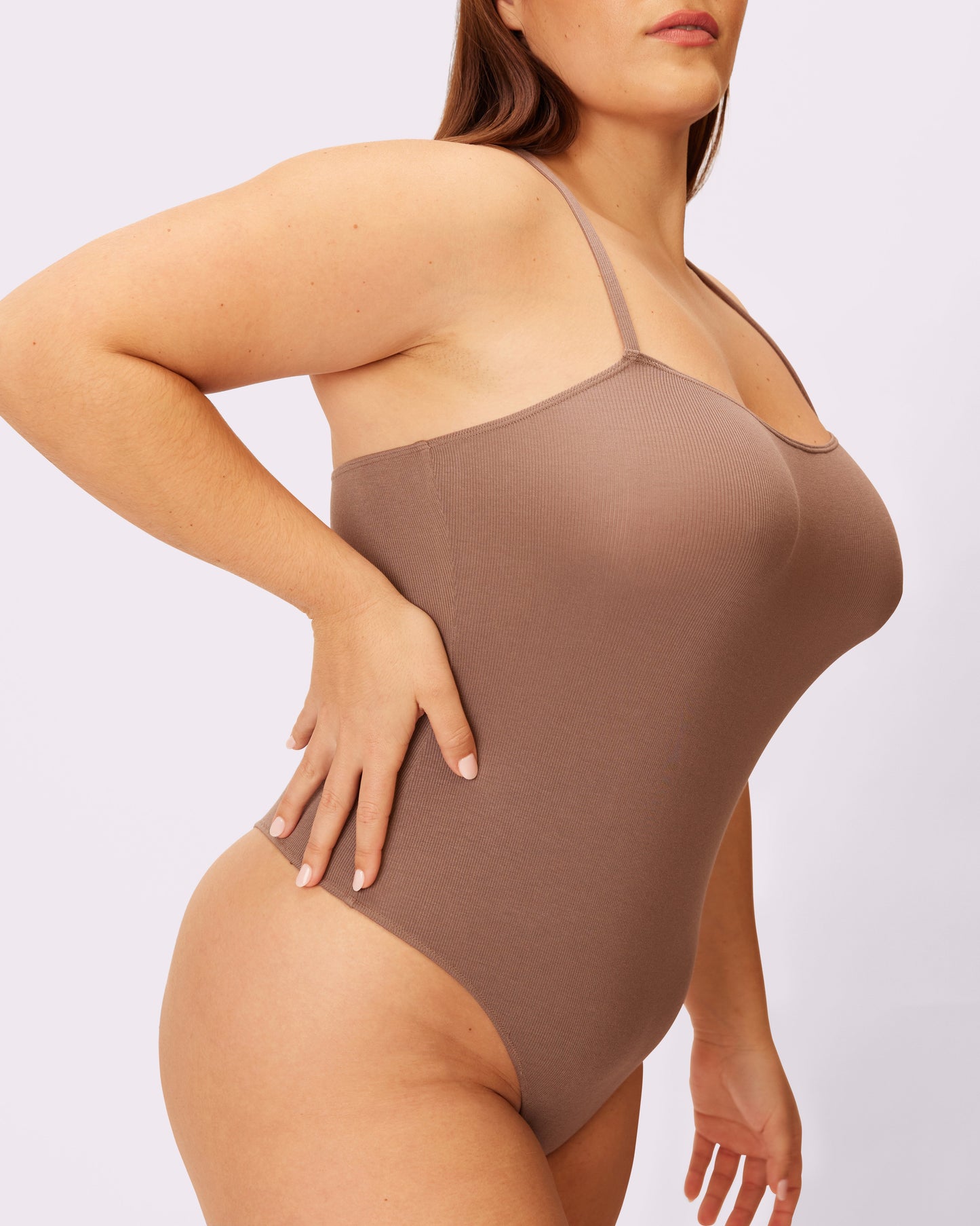 Lush Comfort Cami Bodysuit | Lush Rib | Archive (Truffle)