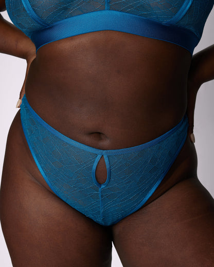 Spider Lace High Rise Thong | Silky Lace | Archive (Mykonos)