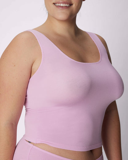 Comfort Rib Scoop Tank | Lush Rib  | Archive (Cupid)