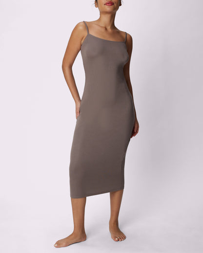 Perfect Rib Dress | Lush Rib | Archive (Truffle)