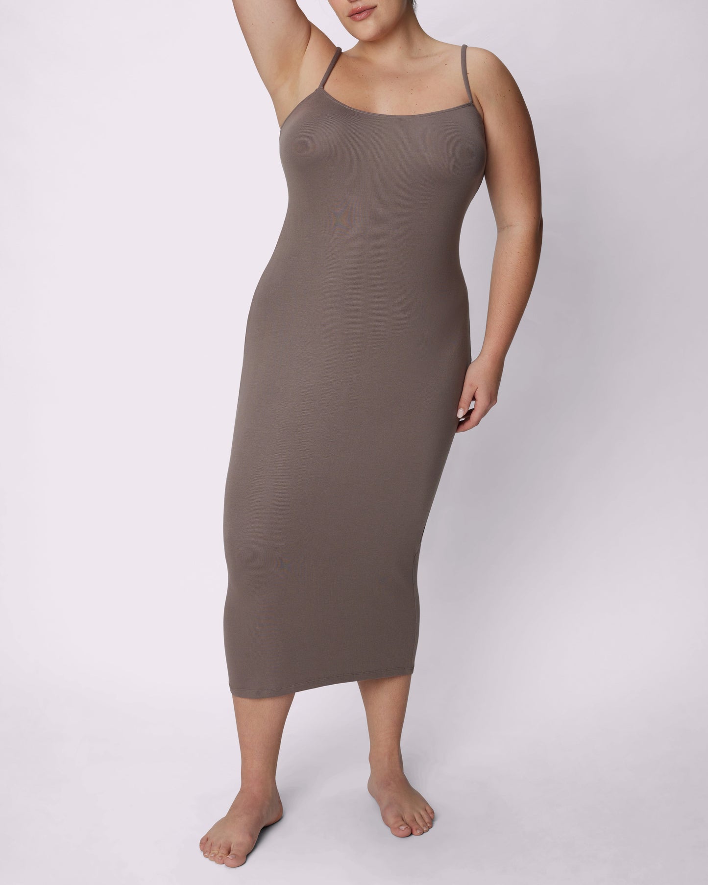 Perfect Rib Dress | Lush Rib | Archive (Truffle)