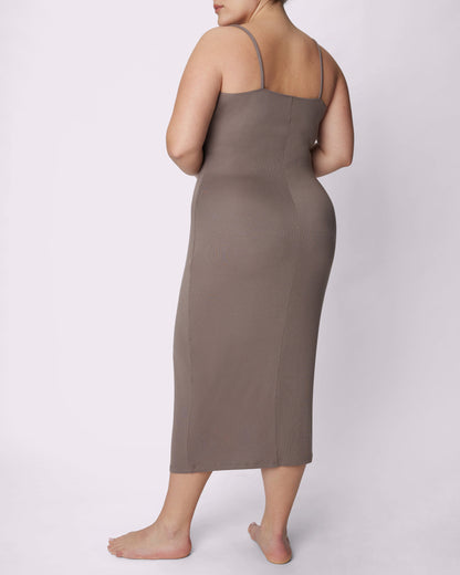 Perfect Rib Dress | Lush Rib | Archive (Truffle)