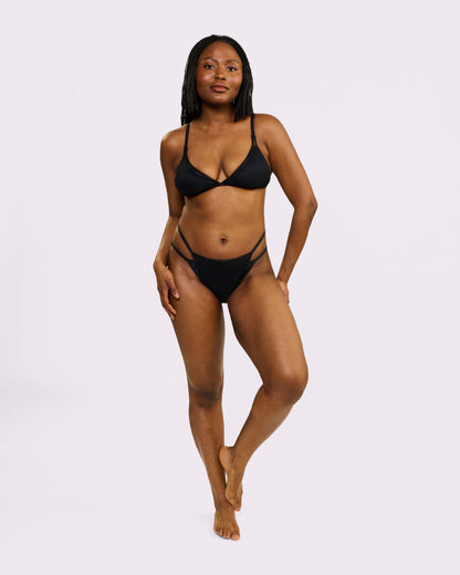 Super Strappy Bralette | Glow Satin (Eightball)