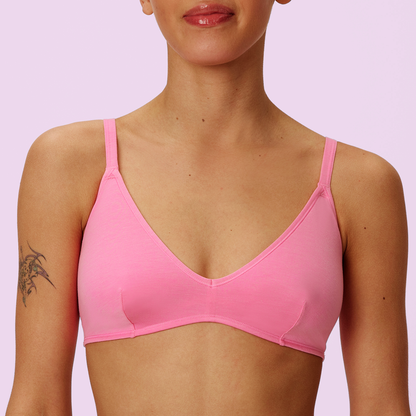 Vintage Soft Triangle Bralette | New:Cotton (Eightball)