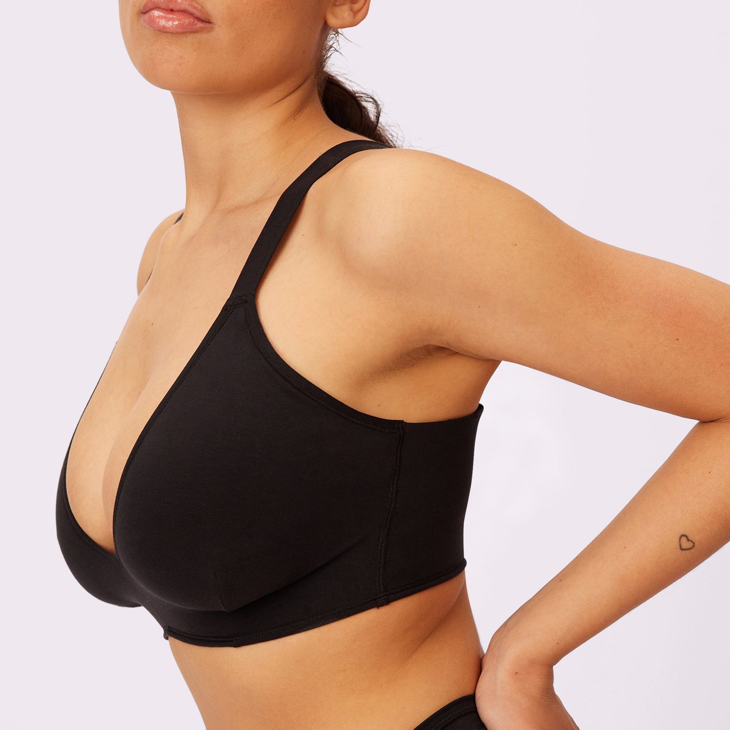 Vintage Soft Triangle Bralette | New:Cotton (Eightball)