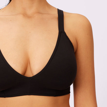 Vintage Soft Triangle Bralette | New:Cotton (Eightball)