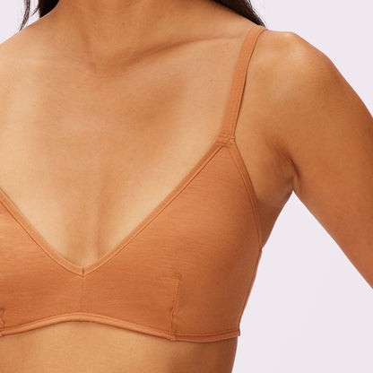 Vintage Soft Triangle Bralette | New:Cotton (Eightball)