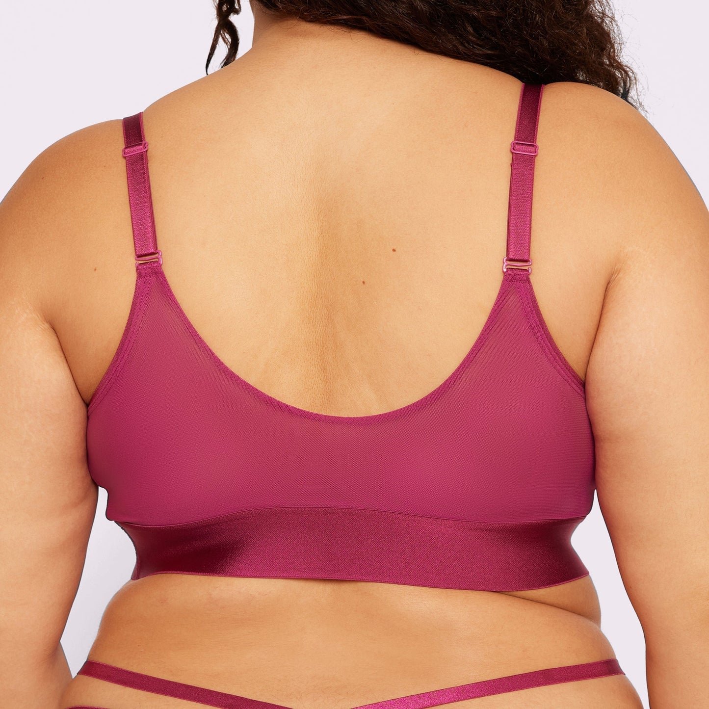 Strappy Triangle Bralette | Silky Mesh | Archive (Hula Hoop)