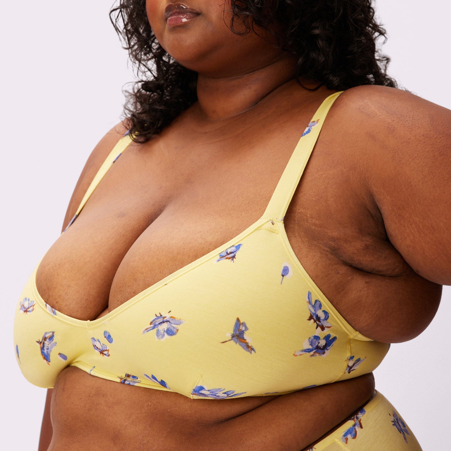 Vintage Soft Triangle Bralette | New:Cotton (Eightball)