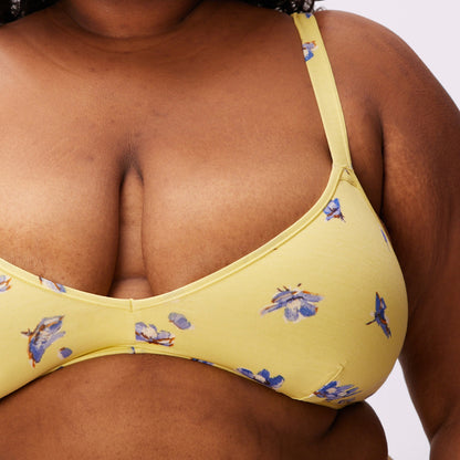 Vintage Soft Triangle Bralette | New:Cotton (Eightball)