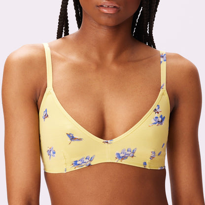 Vintage Soft Triangle Bralette | New:Cotton (Eightball)