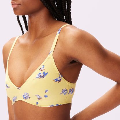 Vintage Soft Triangle Bralette | New:Cotton (Eightball)