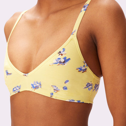 Vintage Soft Triangle Bralette | New:Cotton (Eightball)