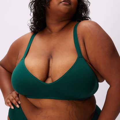 Vintage Soft Triangle Bralette | New:Cotton (Eightball)