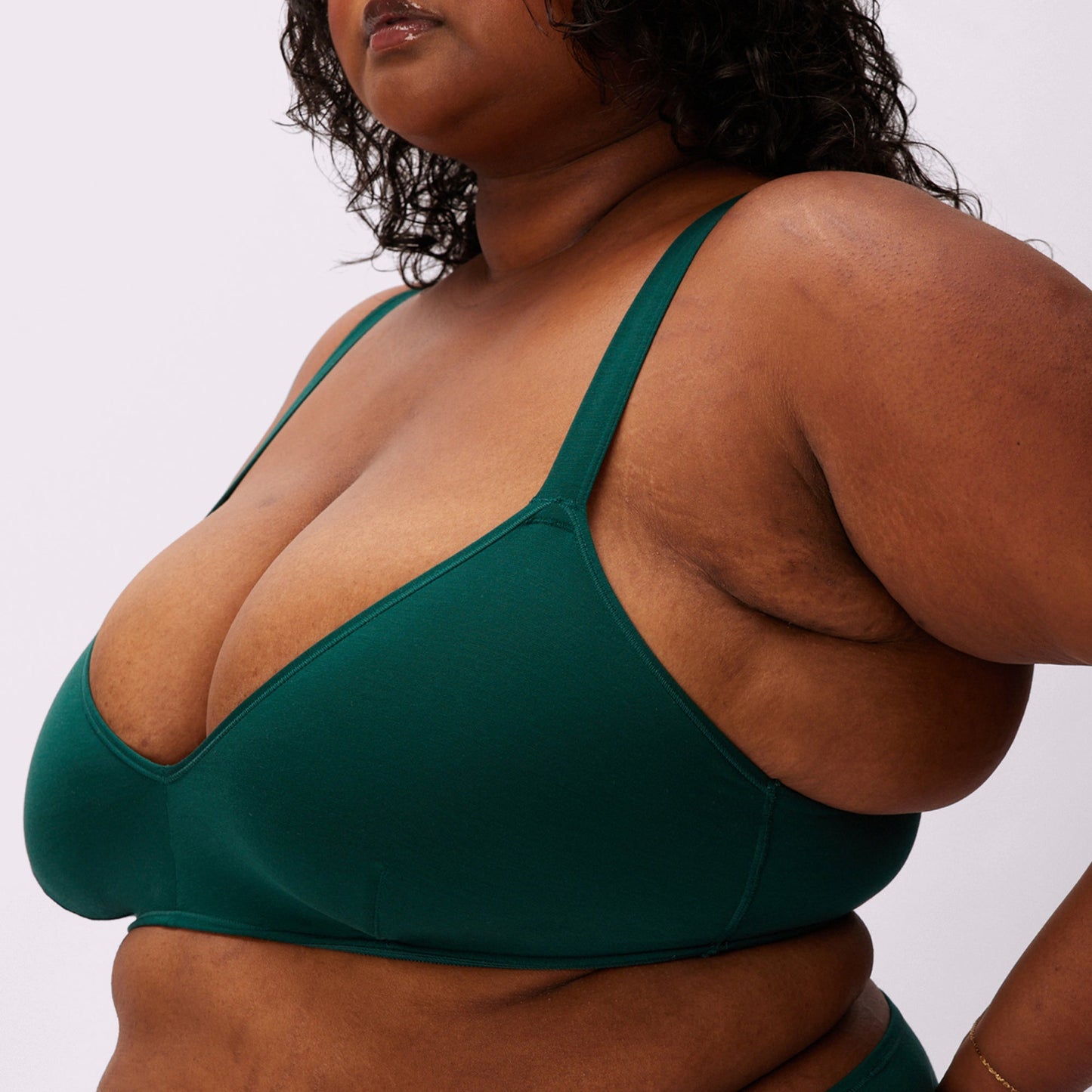 Vintage Soft Triangle Bralette | New:Cotton (Eightball)
