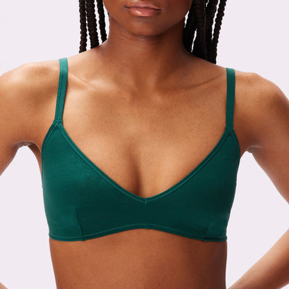 Vintage Soft Triangle Bralette | New:Cotton (Eightball)