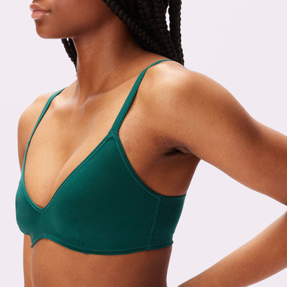Vintage Soft Triangle Bralette | New:Cotton (Eightball)