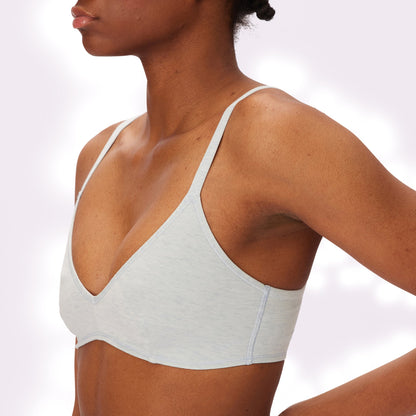 Vintage Soft Triangle Bralette | New:Cotton (Eightball)