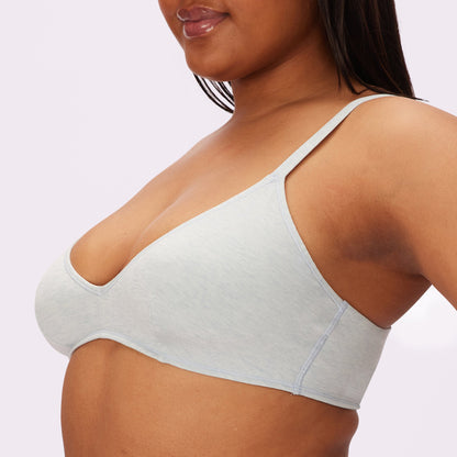 Vintage Soft Triangle Bralette | New:Cotton (Eightball)