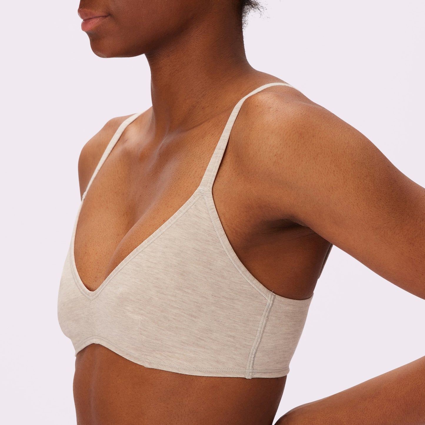 Vintage Soft Triangle Bralette | New:Cotton (Eightball)