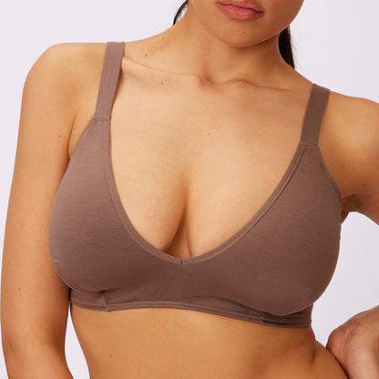 Vintage Soft Triangle Bralette | New:Cotton (Eightball)